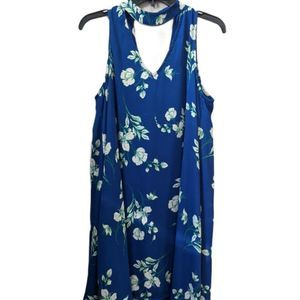 PEACH LOVE CALIFORNIA Floral Printed Halter Dress